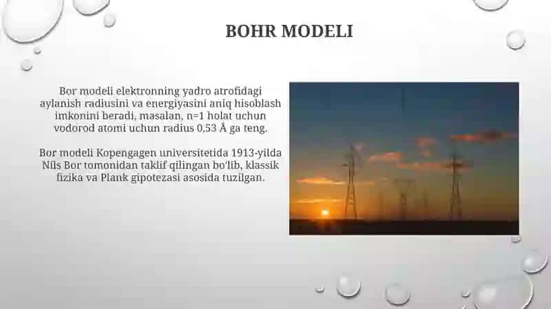 Modda va maydon tushunchasi. Atomlarning ionlanishi. Energiyaning kvantlanishi 3