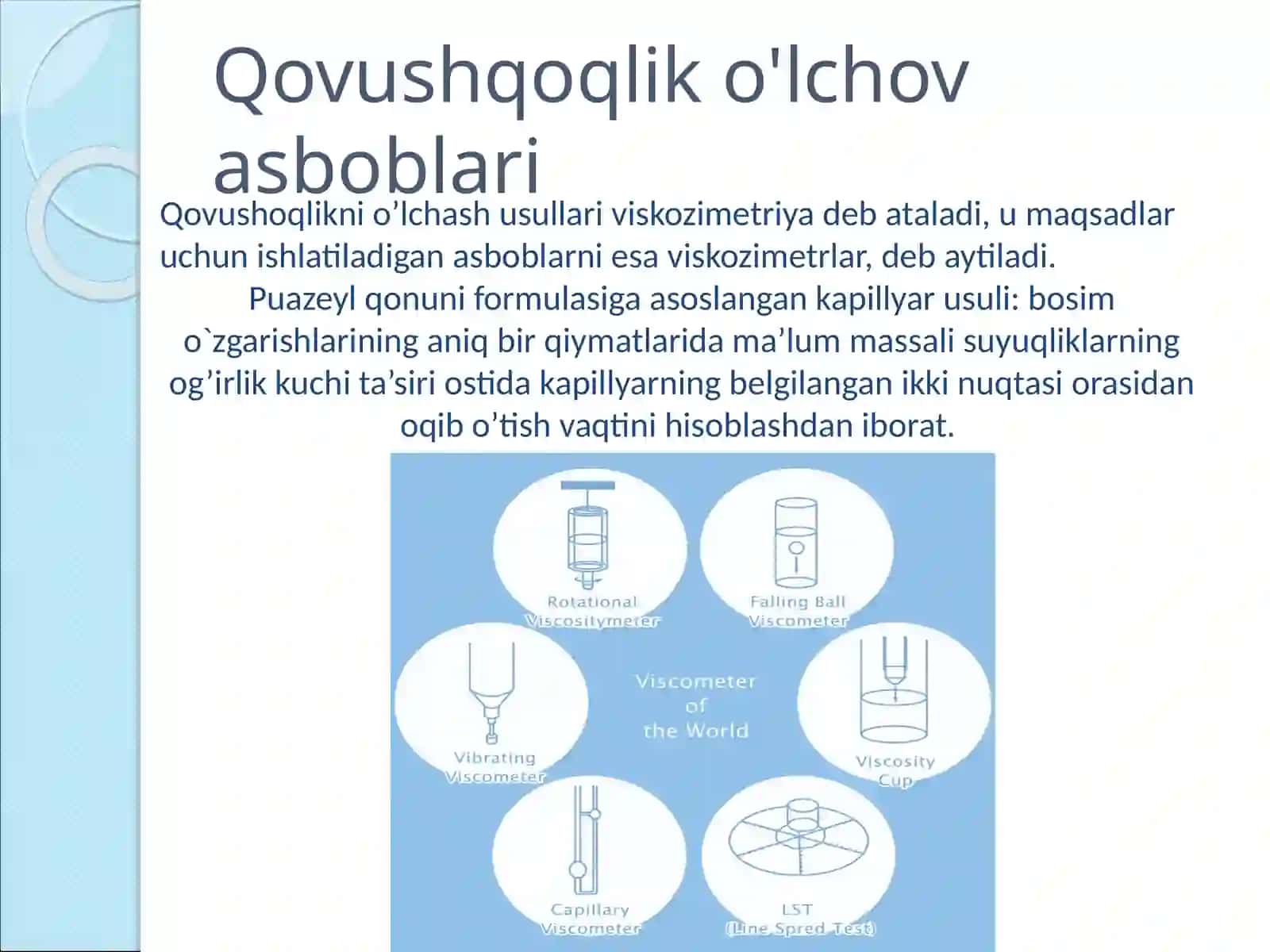 Biologik suyuqlikning qovushqoqligini aniqlash usullarini o’rganish 3