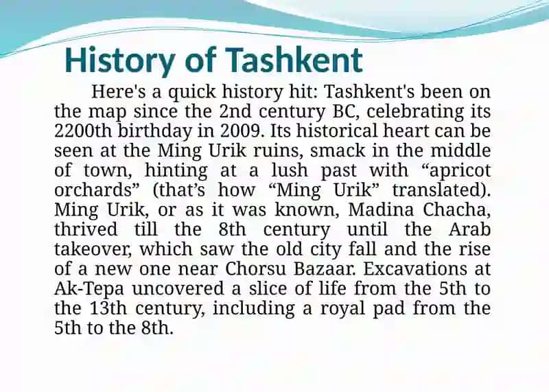 TASHKENT IS MY NATIVE TOWN 3
