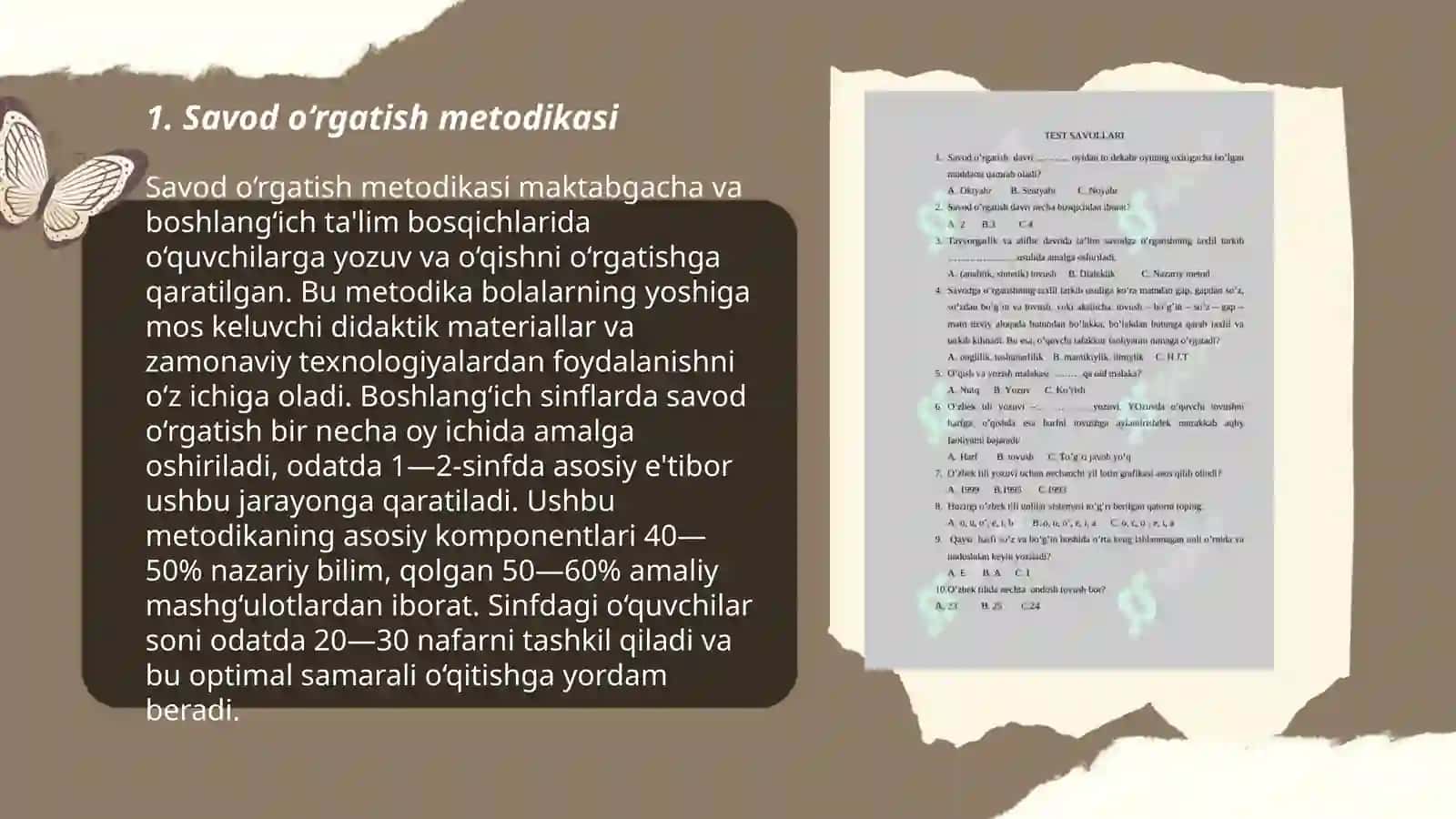 Savod o‘rgatish davri 3
