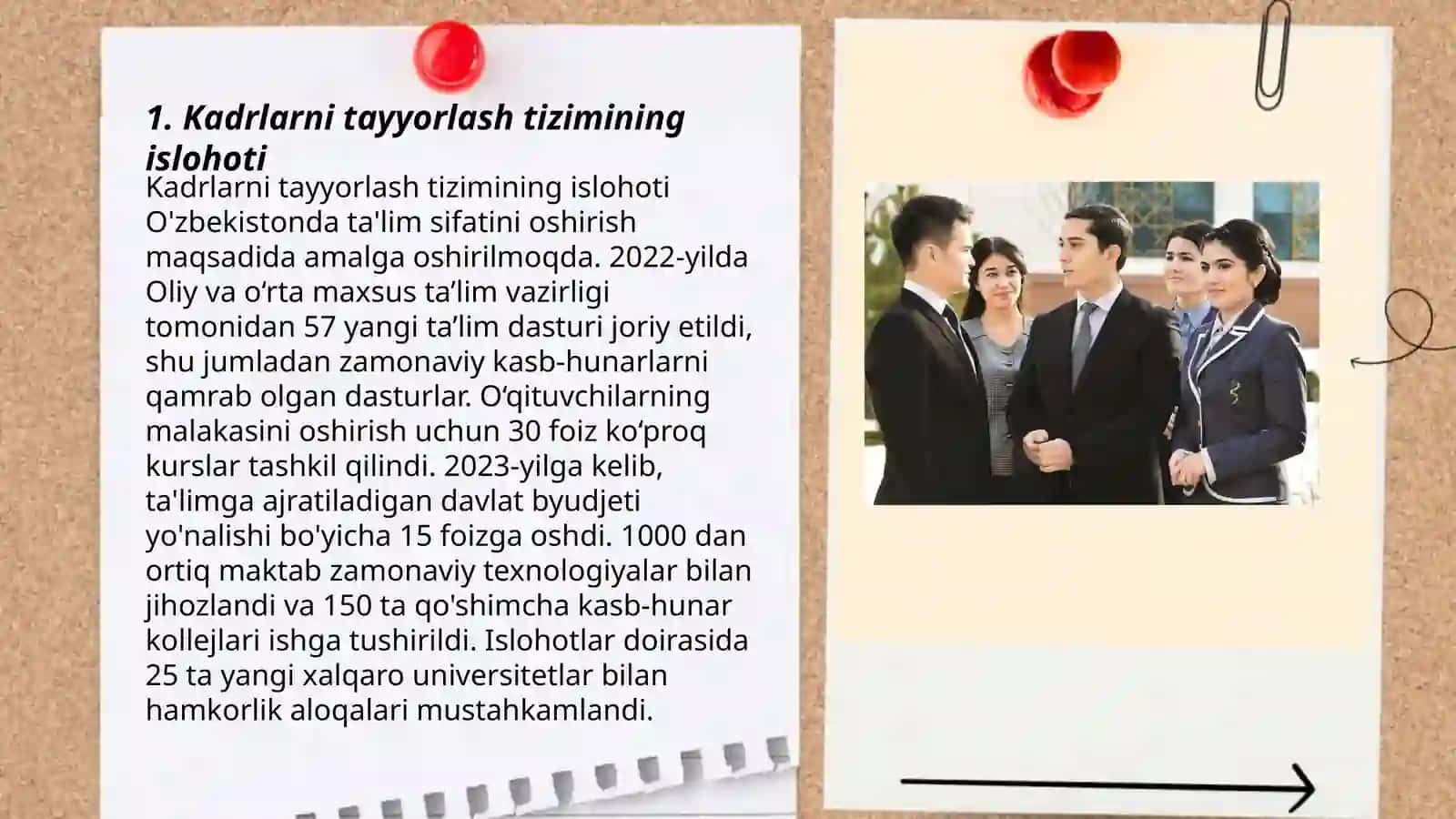 Kadrlarni tayyorlashning milliy dasturi doirasida 3