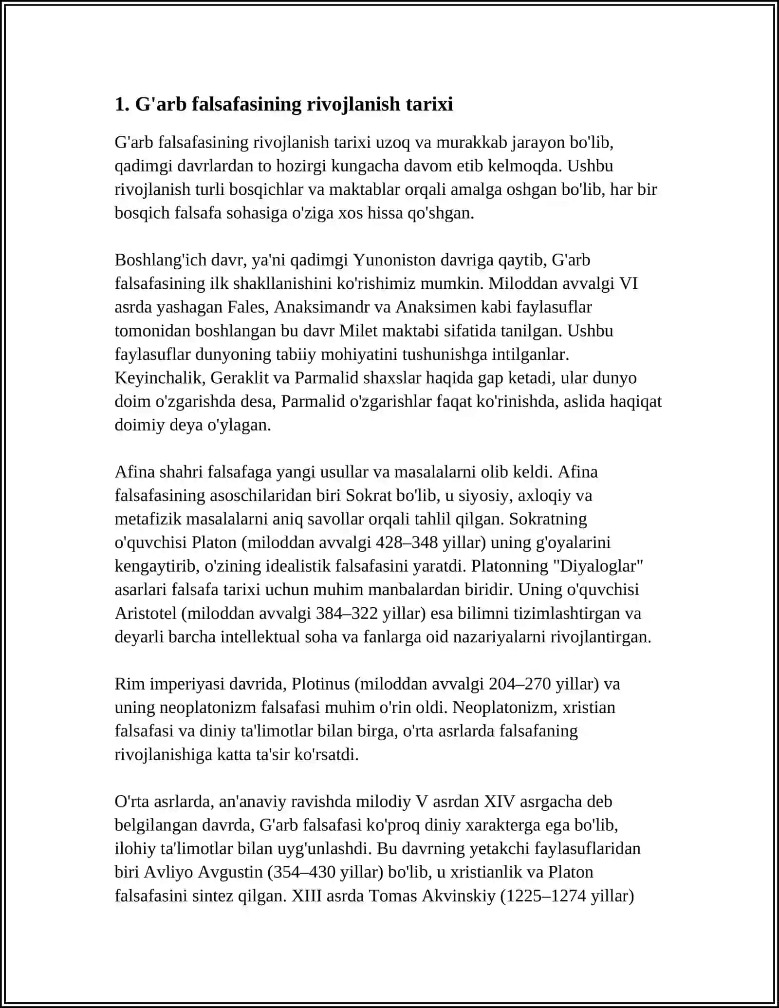 G'ARB FALSAFASINING IJTIMOYI ÕRNI VA FAN TARAQQIYOTIGA TA'SIRI 3