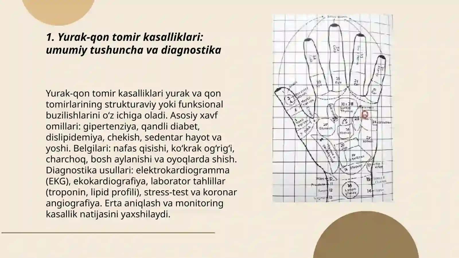 Yurak qon-tomir tizimi kasalliklari bilan kasallangan bemorlarni parvarishi va ularning nazorati 3