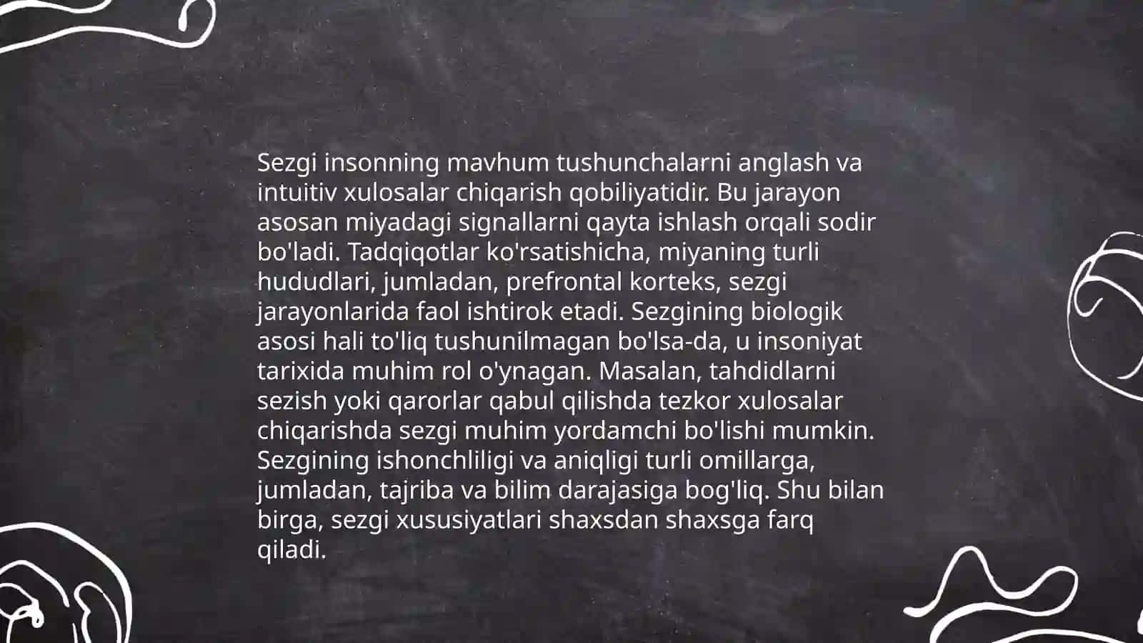 Sezgi, bolalarda sezgining rivojlanishi 3
