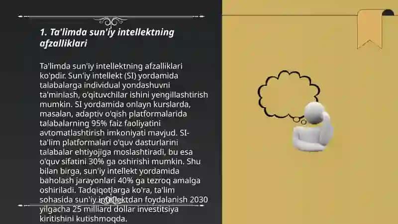 Taʼlimda sunʼiy intellektni qoʻllash 3