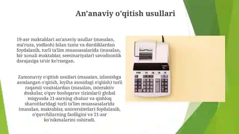 Ta'lim Tuzumlari va Modellari 3