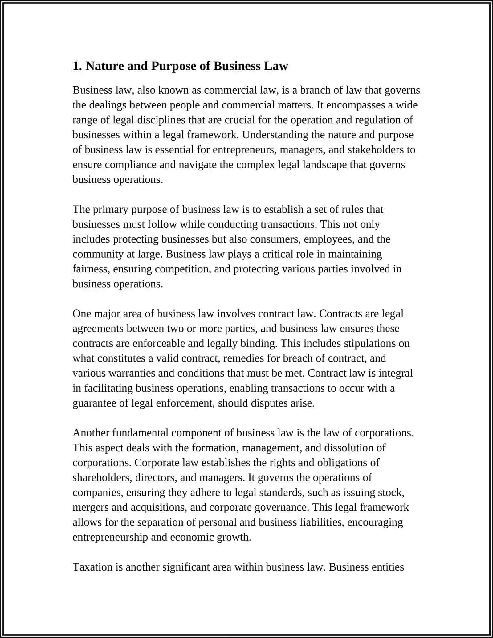 INTRODUCTION TO BUSINES LAW 3