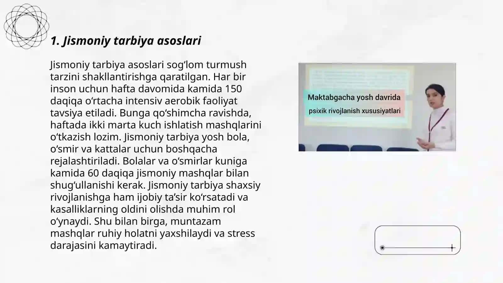 Maktabgacha yoshdagi bolalar uchun gimnastika 3