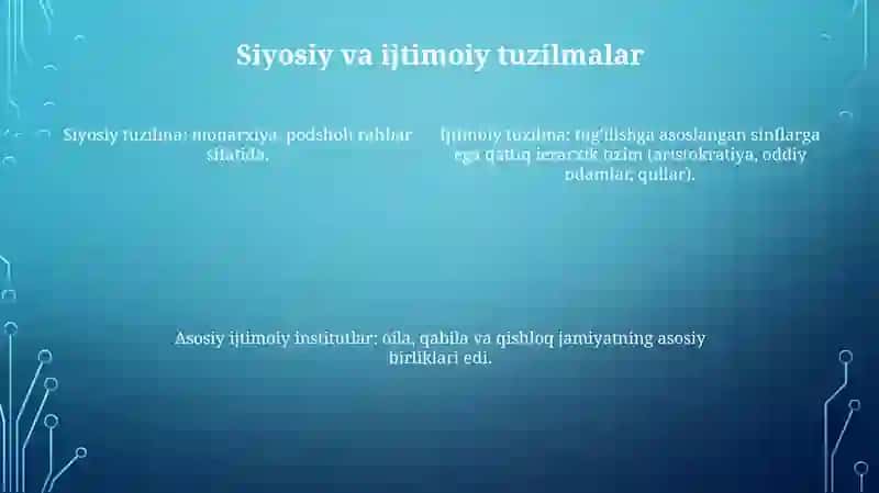 Davrlashtirish - Arxaik (Miloddan Avvalgi 753 - 367 Yillar) Davr 3