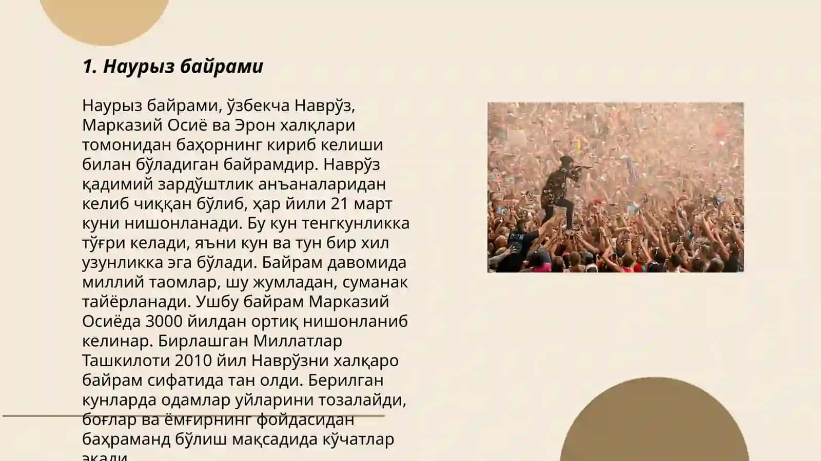 Festivals and celebrations in Uzbekistan 3