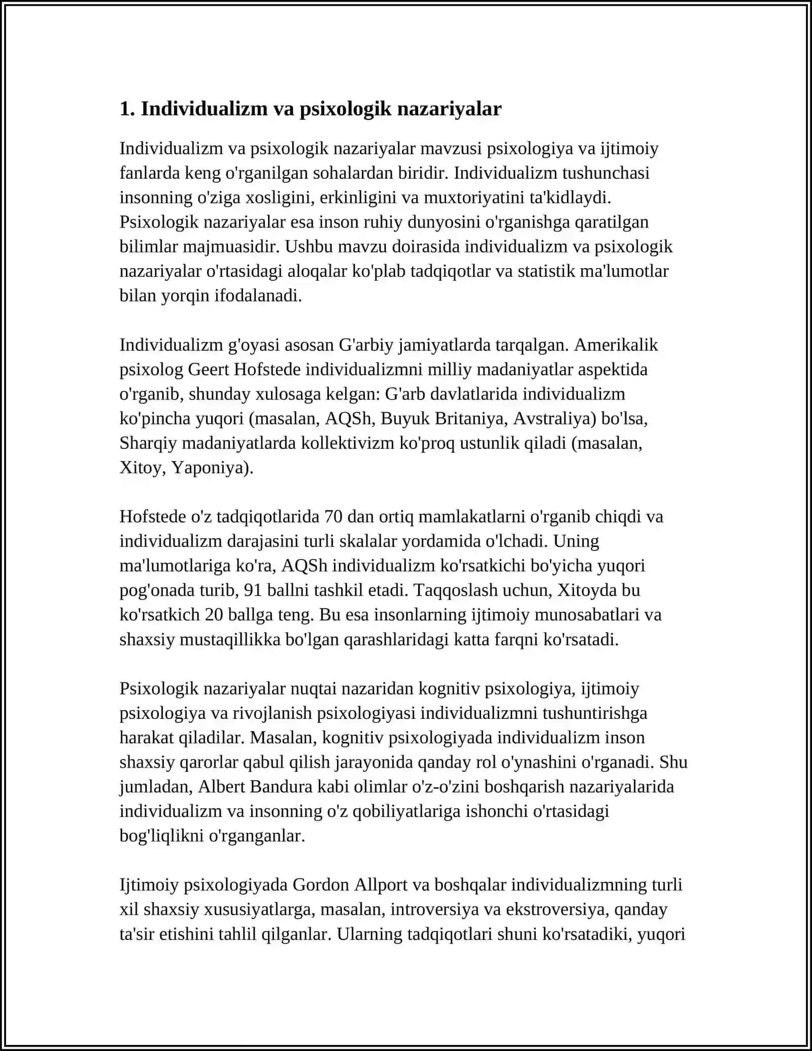 INSON INDIVIDUALLIGINING TURLI PSIXOLOGIK MAKTABLARDA O‘RGANILISHI 3