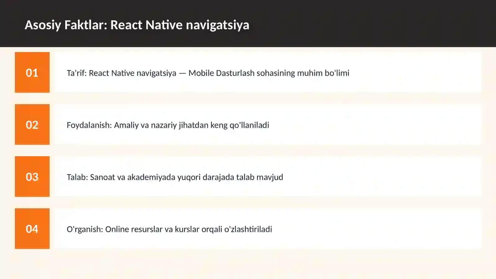 React Native navigatsiya 3
