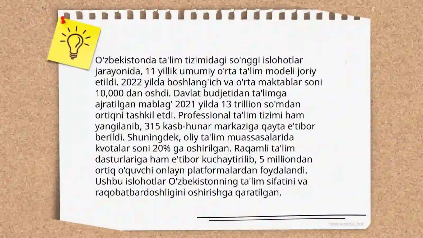 Oʻzbekistonda ijtimoiy sohada amalga oshirilayotgan oʻzgarishlar 3
