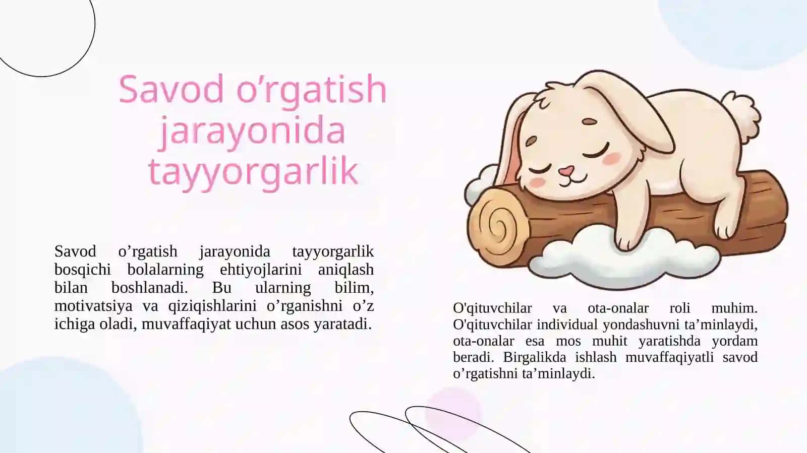 Bolalarning savod o'rgatish jarayoniga tayyorgarligini o'rganish 3