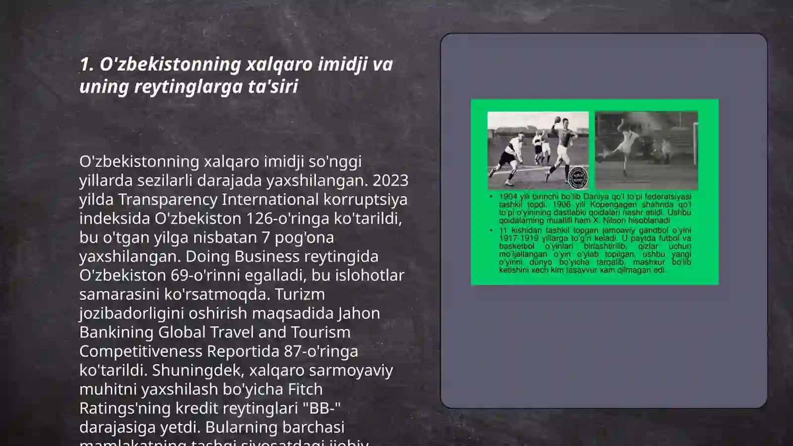 O’zbekistonni halqaro reytinglardagi ko’rsatgichlarini ko’tarishning tarixiy va siyosiy ahamiyati 3