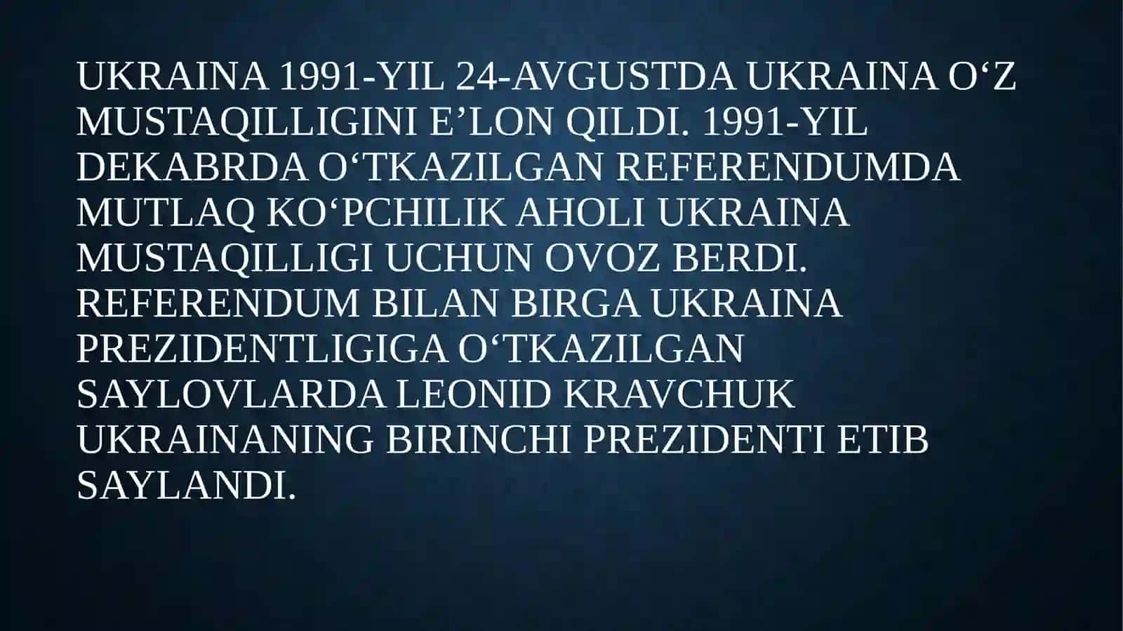 1991- 2017-YILLARDA UKRAINA, BELARUS VA MOLDOVA RESPUBLIKALARI 3