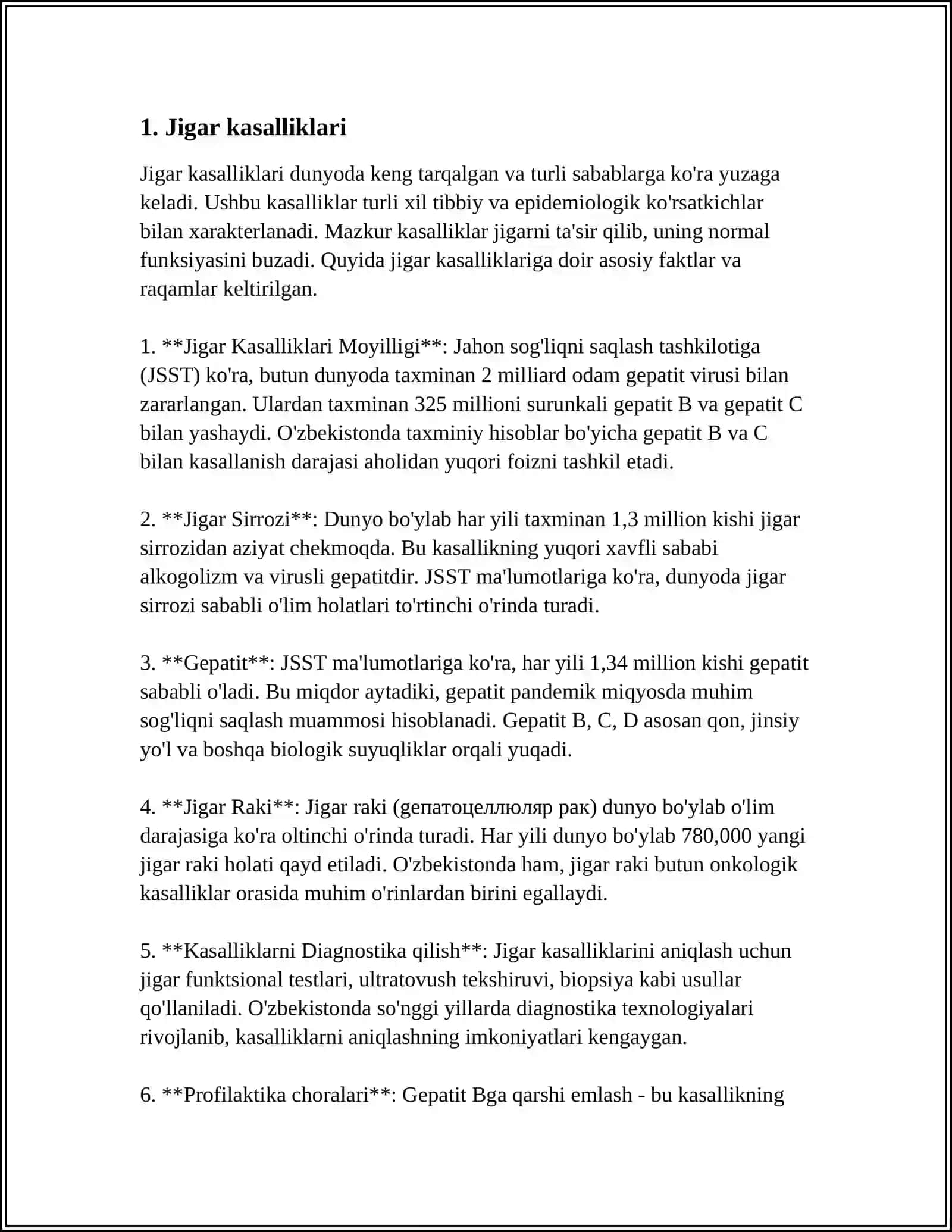 Jigar Haqida Malumot 3