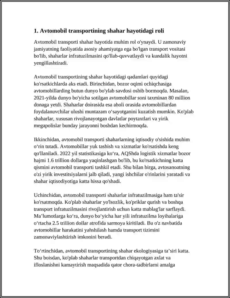 AVTOMOBIL TRANSPORTI VA IJTIMOIY HAYOTI 3
