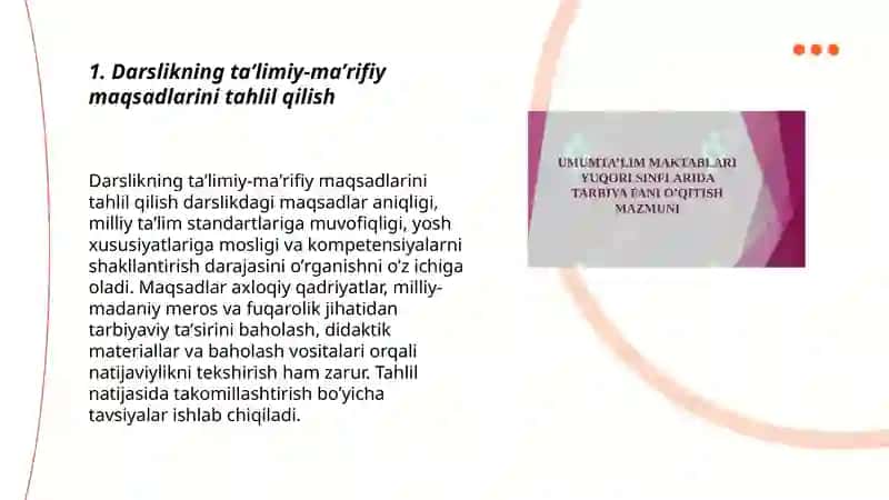 Umumtaʼlim maktabi "tarbiya" darsliklari 3