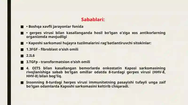 Kaposi sarkomasi 3