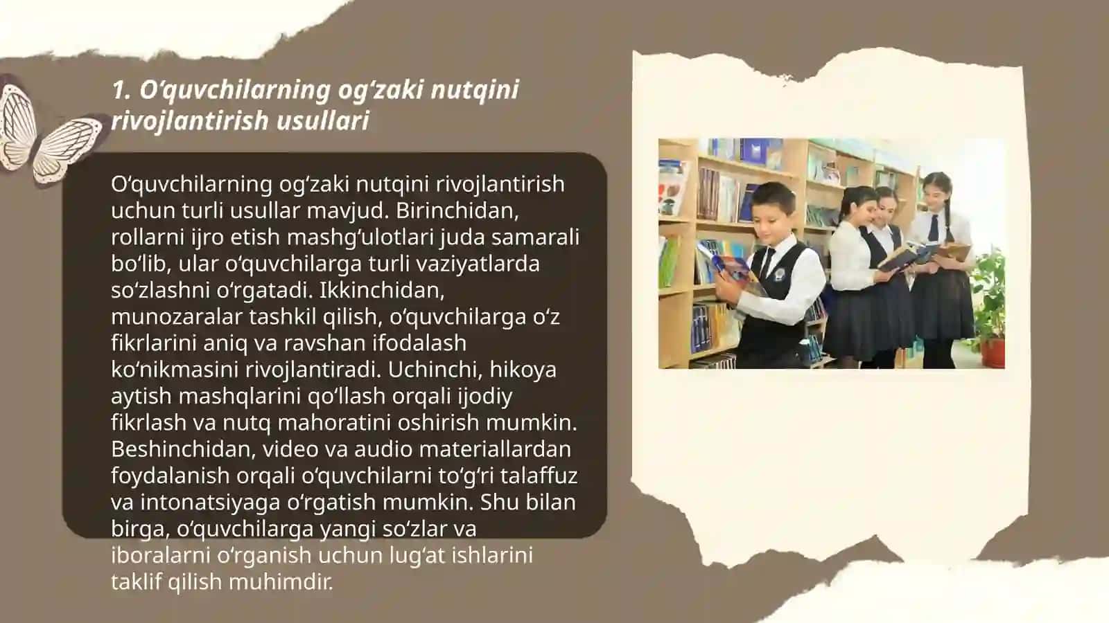 Adabiyot darslarida oʻquvchilarni ogʻzaki va yozma nutqini oʻstirish 3