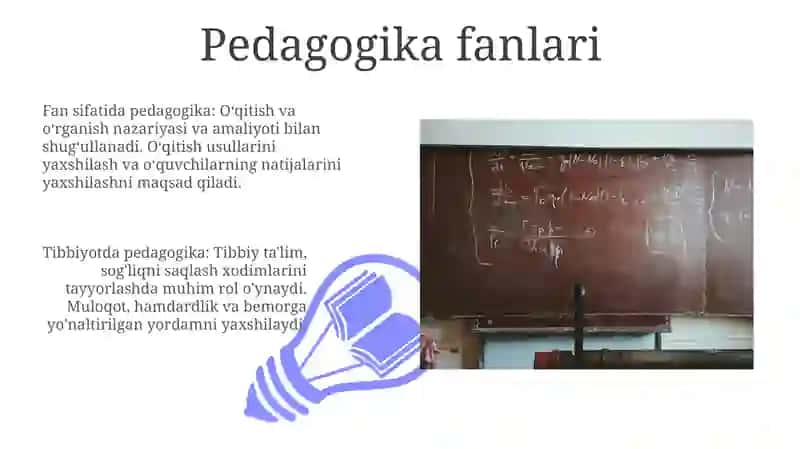 Pedogogika Va Psixologiya Predmeti, Maqsadi Va Vazifasi. Tibbiyotda Pedogogik-Psixologik Bilimlarning Õrni Va Ahamiyati 3