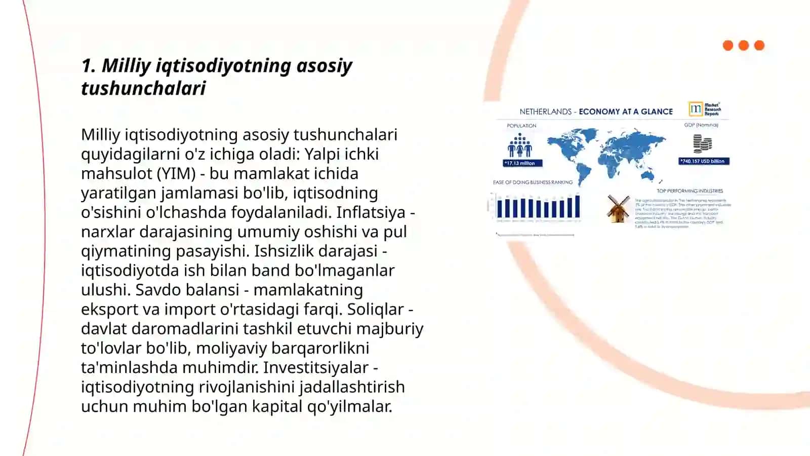 Milliy iqtisodiyot va uning makroiqtisodiy oʻlchamlari 3