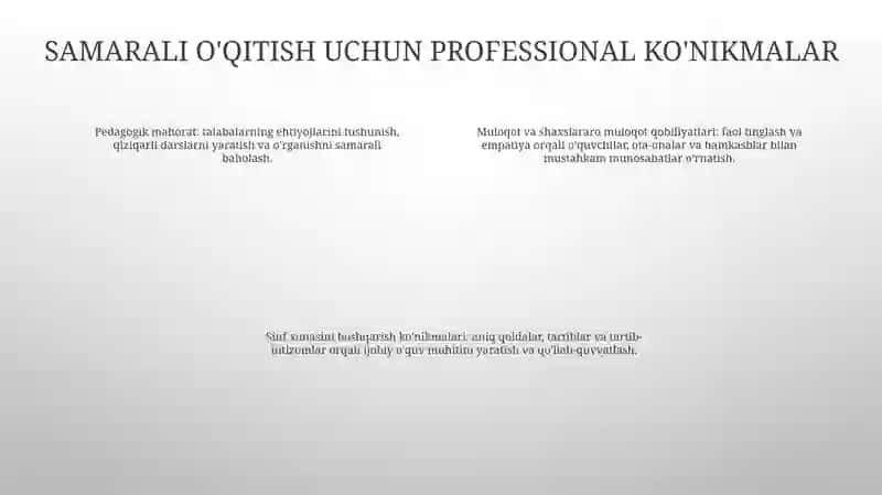 Pedagogik Fikr Taraqqiyotida O’Qituvchining Kasbiy Mahorati Hamda Burch Va Mas’Uliyatlari 3