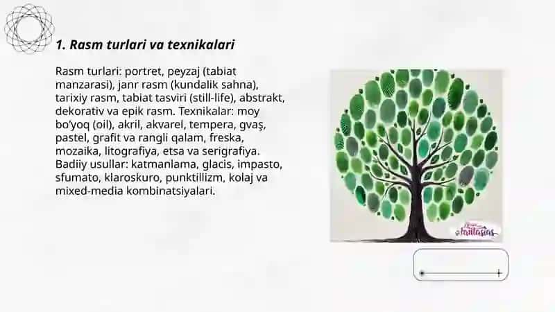 Tasviriy san'at turlari va janrlari 3