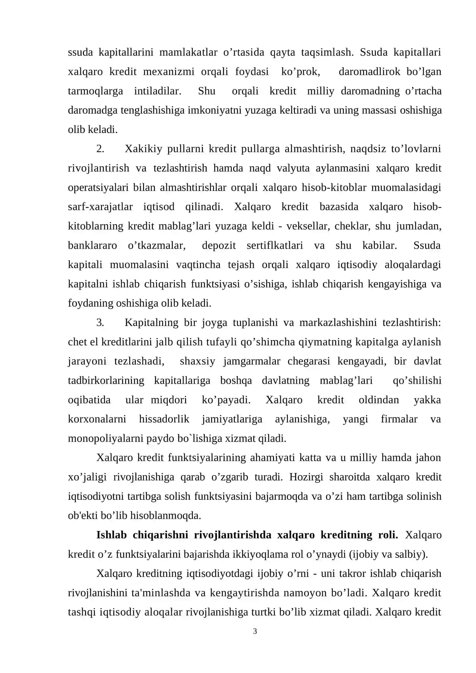 Kreditning iqtisodiyotni rivojlantirishdagi ro'li 3