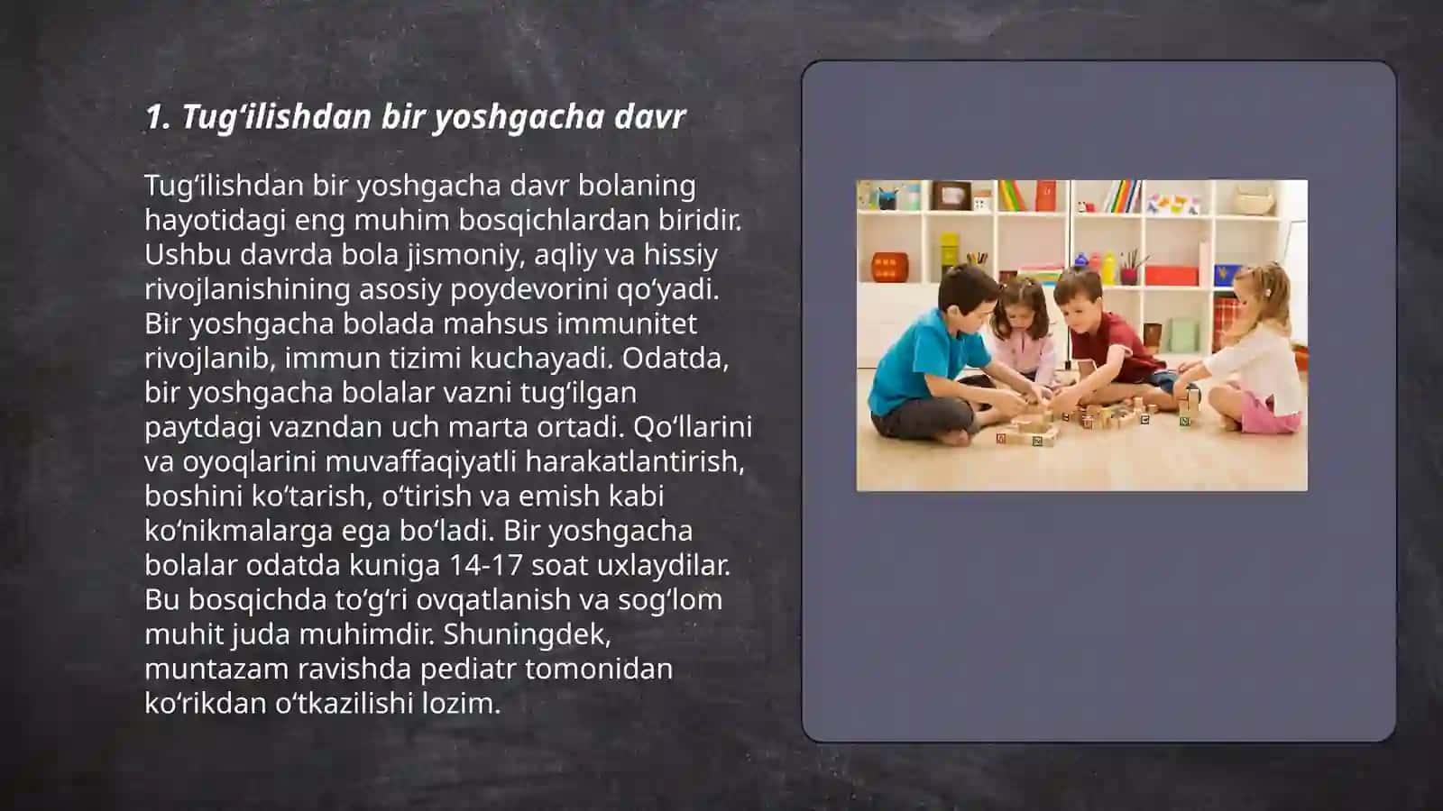 Maktabgacha yoshdagi bolalarning yosh davrlari 3
