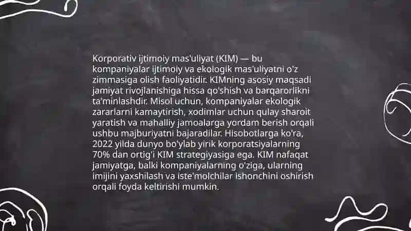 Korporativ Ijtimoiy Mas'uliyat 3