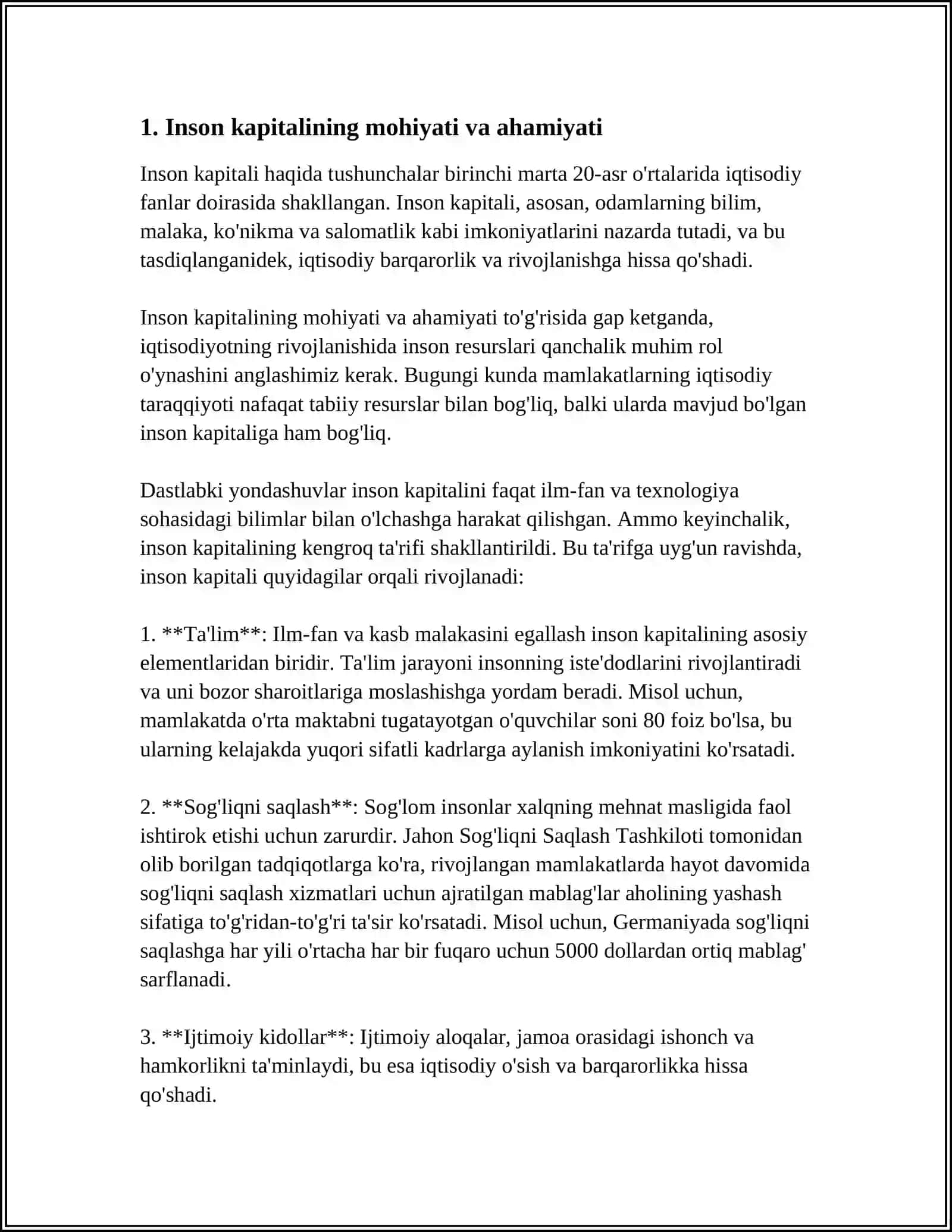 YASHIL IQTISODIYOR UCHUN INSON KAPITALINI RIVOJLANISHI 3