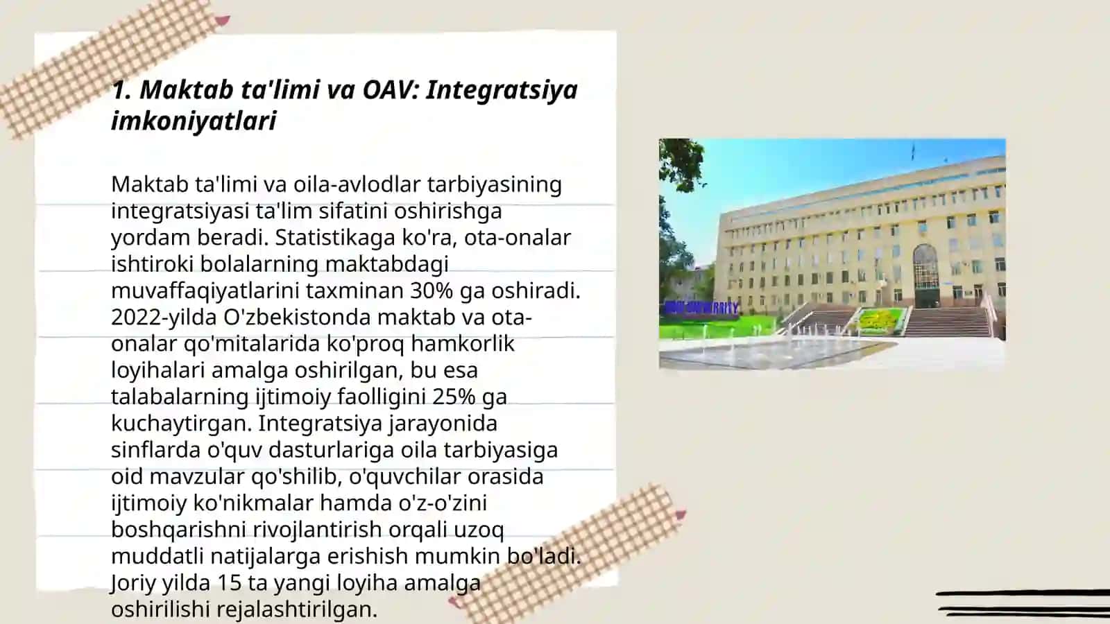 Maktab ta'limi jarayonining OAV bilan uzviyligi 3