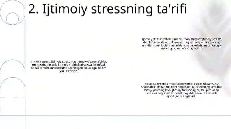 Ijtimoiy Stress Va Psixik Salomatlik 3