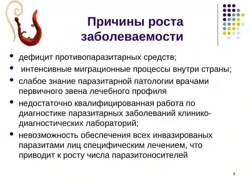 Диагностика, лечение и профилактика гельминтозов 3
