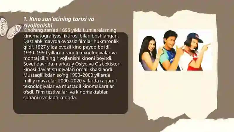 Kino sanʼat yoki industriya sifatida 3