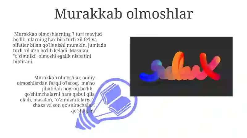 Murakkab olmoshlar 3