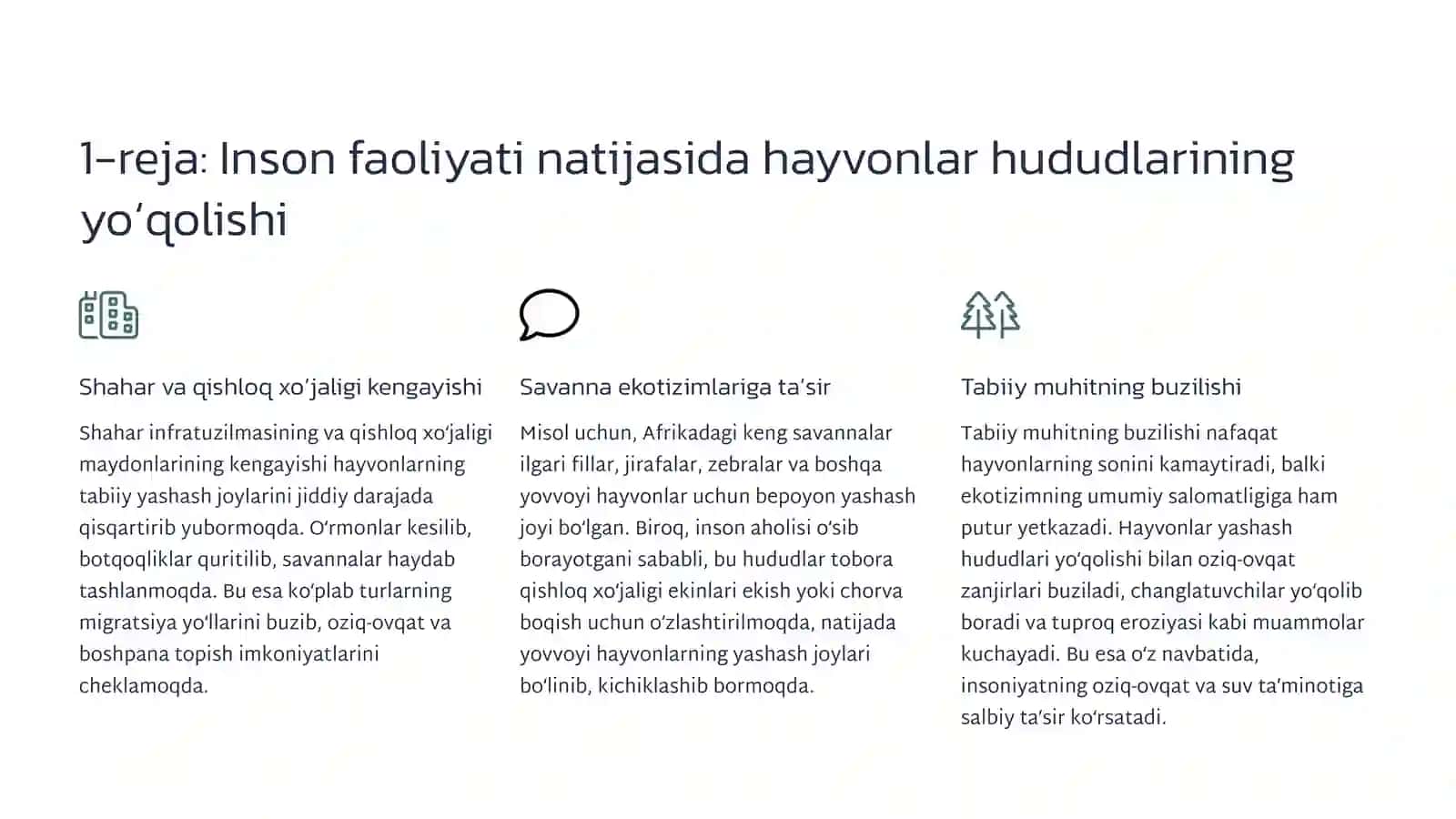 Biologik xilma-xillikning yoʻqolishi 3