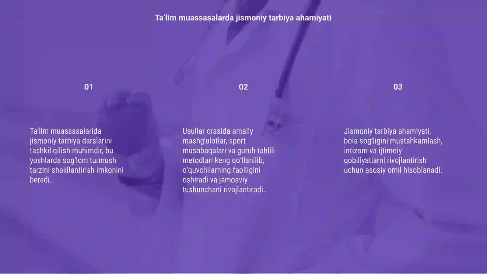 Ta’lim muassasalarida jismoniy tarbiya darslarini tashkil qilish va o’tkazish usullari 3