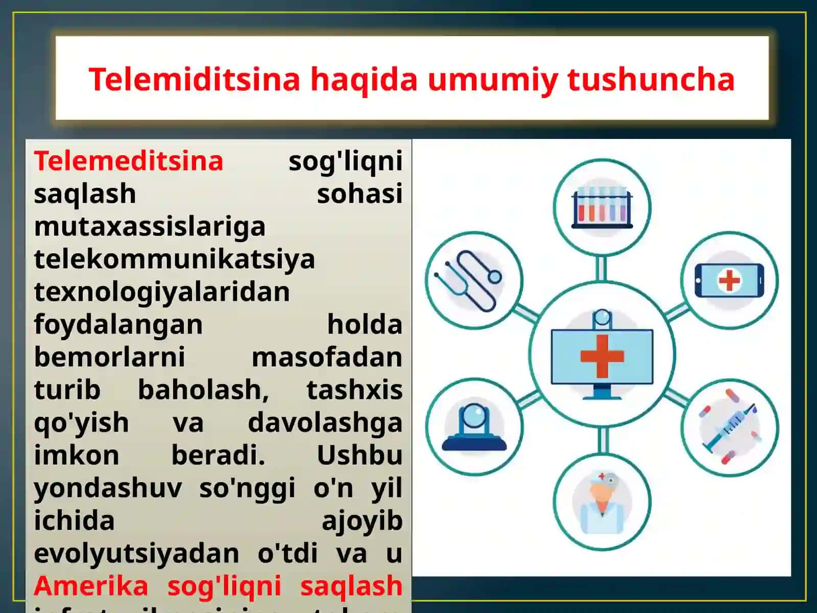 Tibbiyotda axborot texnologiyalari fani 3