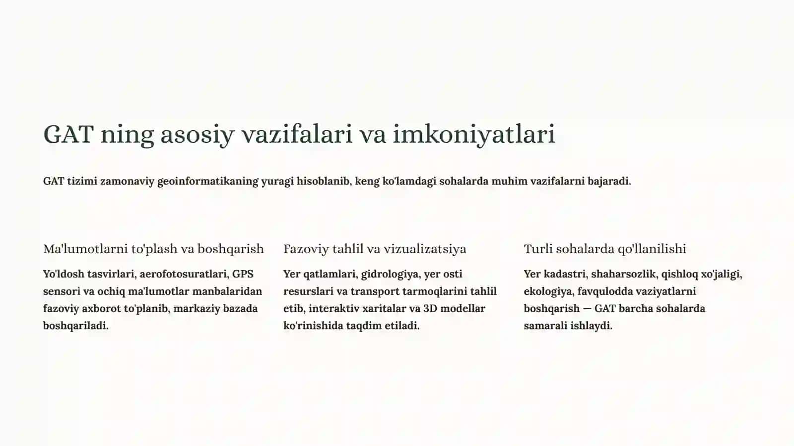 Geoinformatika va fazoviy tahlil 3