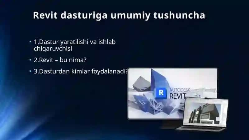 Revit dasturi haqida 3