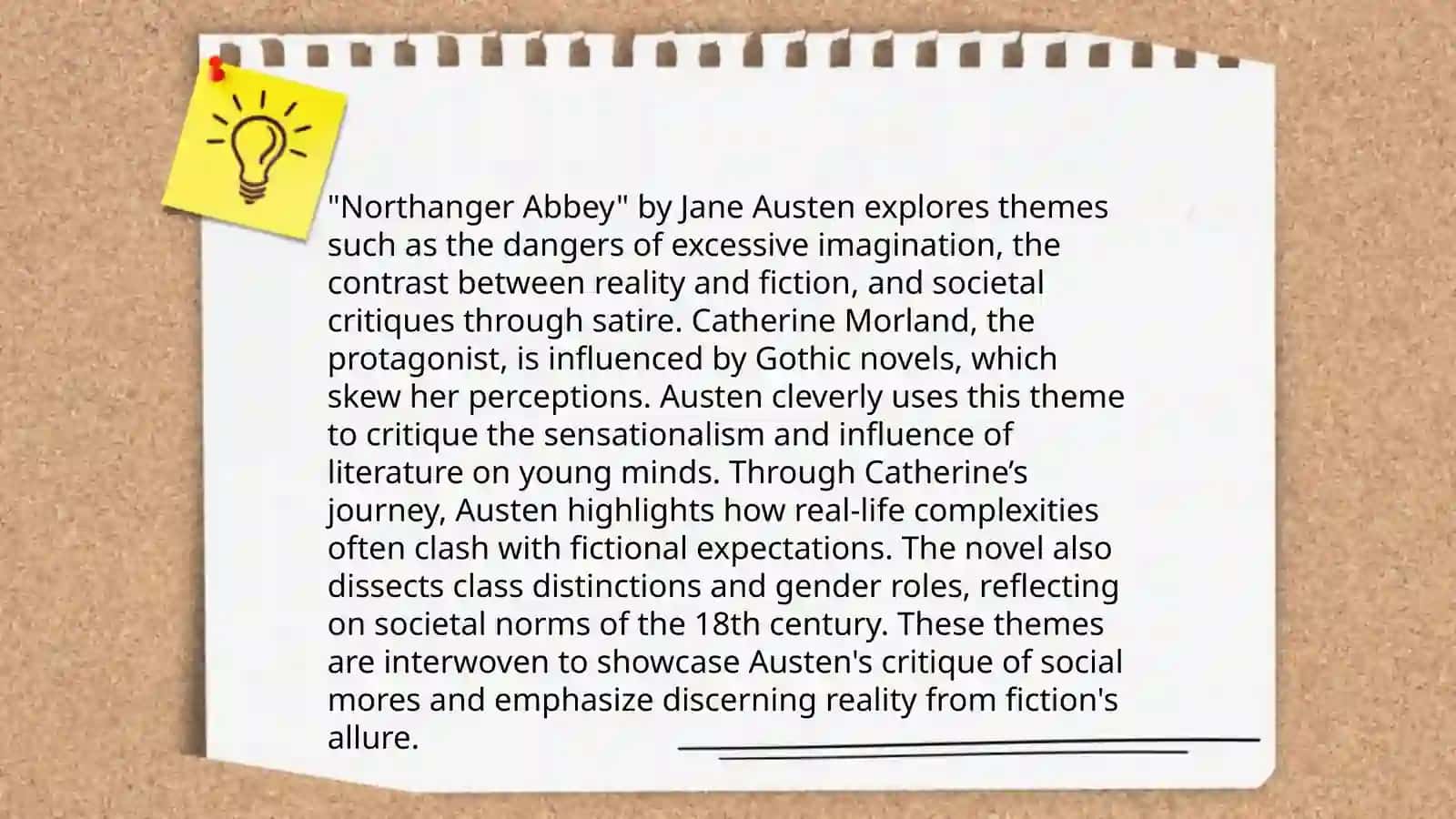 Theme and Characterization in "Northanger Abbey" 3