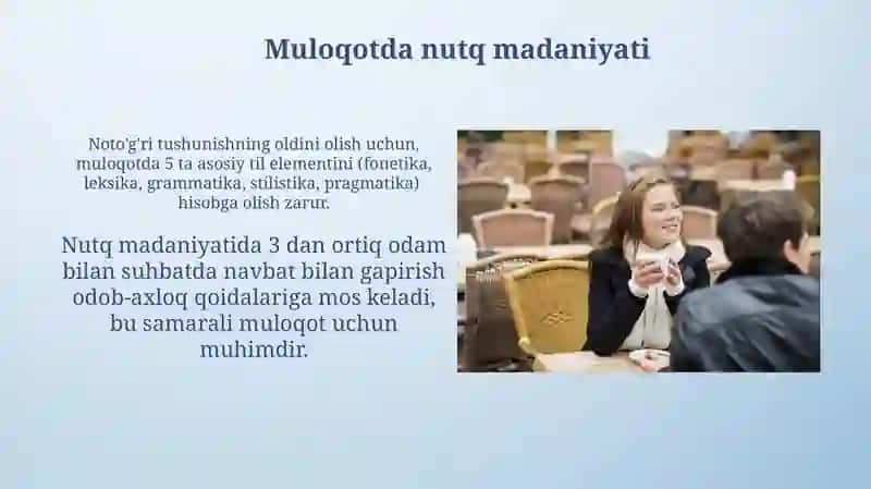 Etiket va muomila madaniyati 3