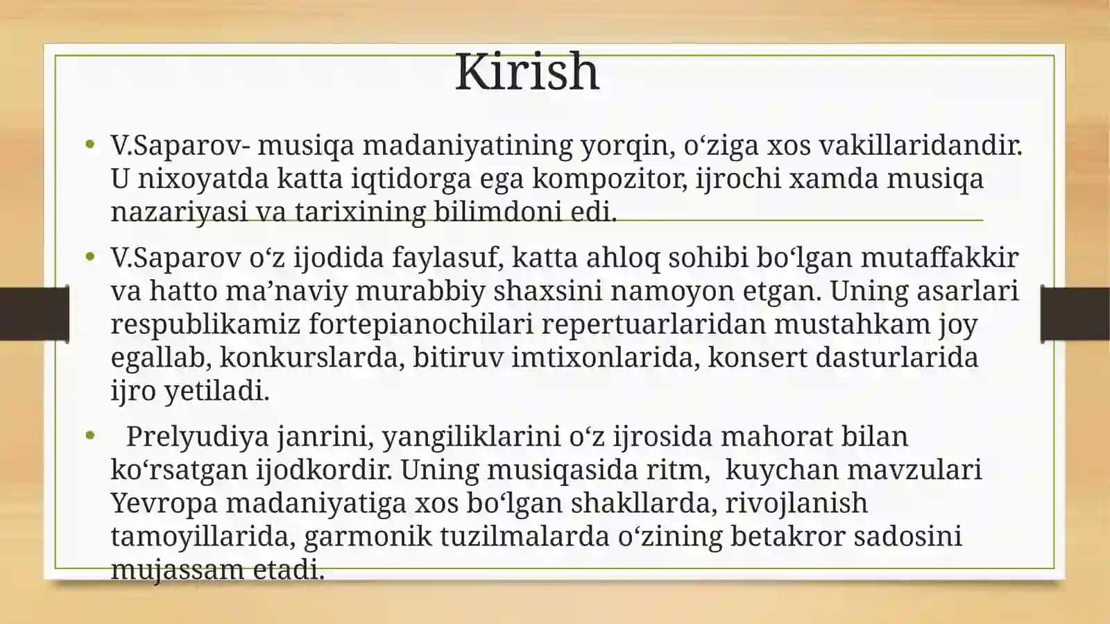 Musiqa sohasi pedagoglarini qayta tayyorlash va ularning malakasini oshirish markazi 3