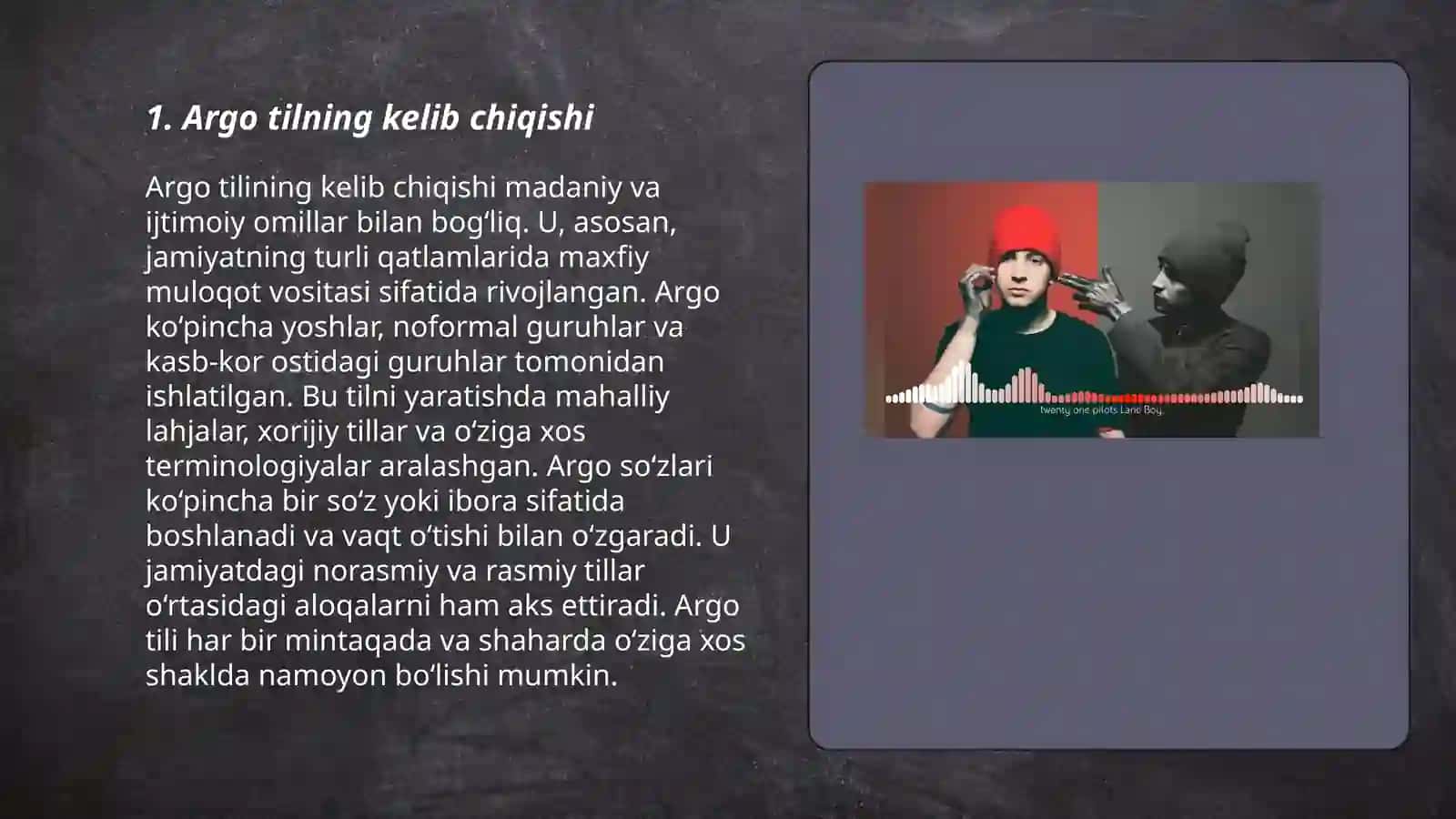 Argo va jargonlar ularning nutqda qòllanilishi 3