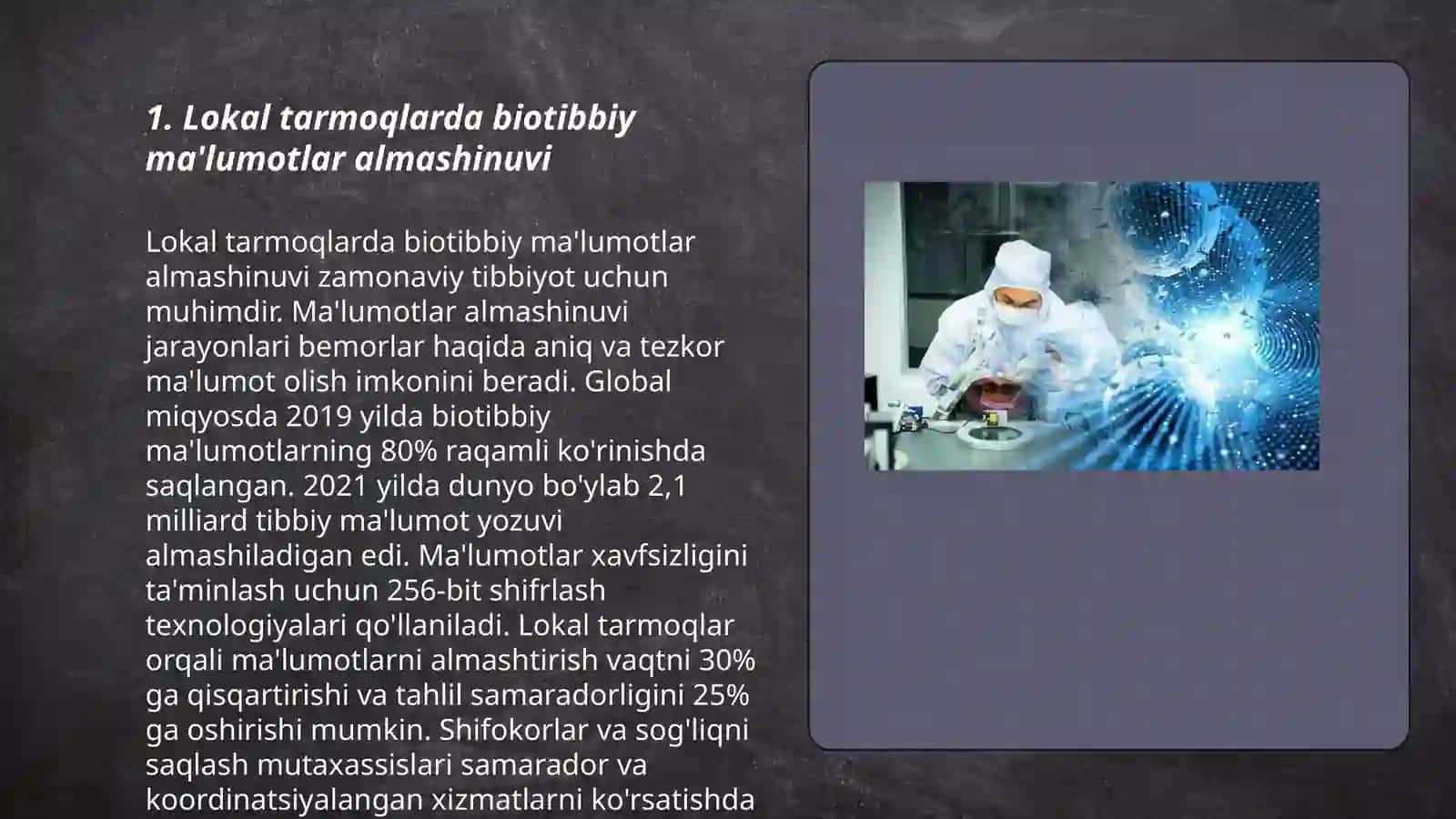 Mahammadjonova Muhlisaning nanotexnologiya fanidan tayyorlagan taqdimoti 3