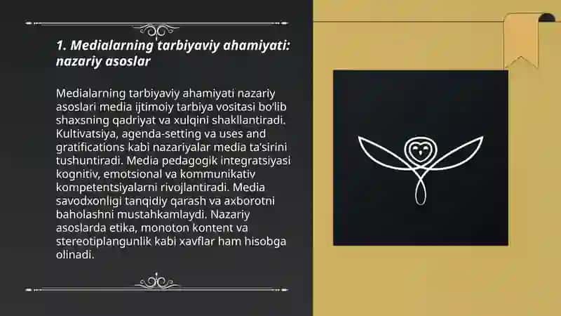 Medialarning tarbiyaviy ahamiyati 3