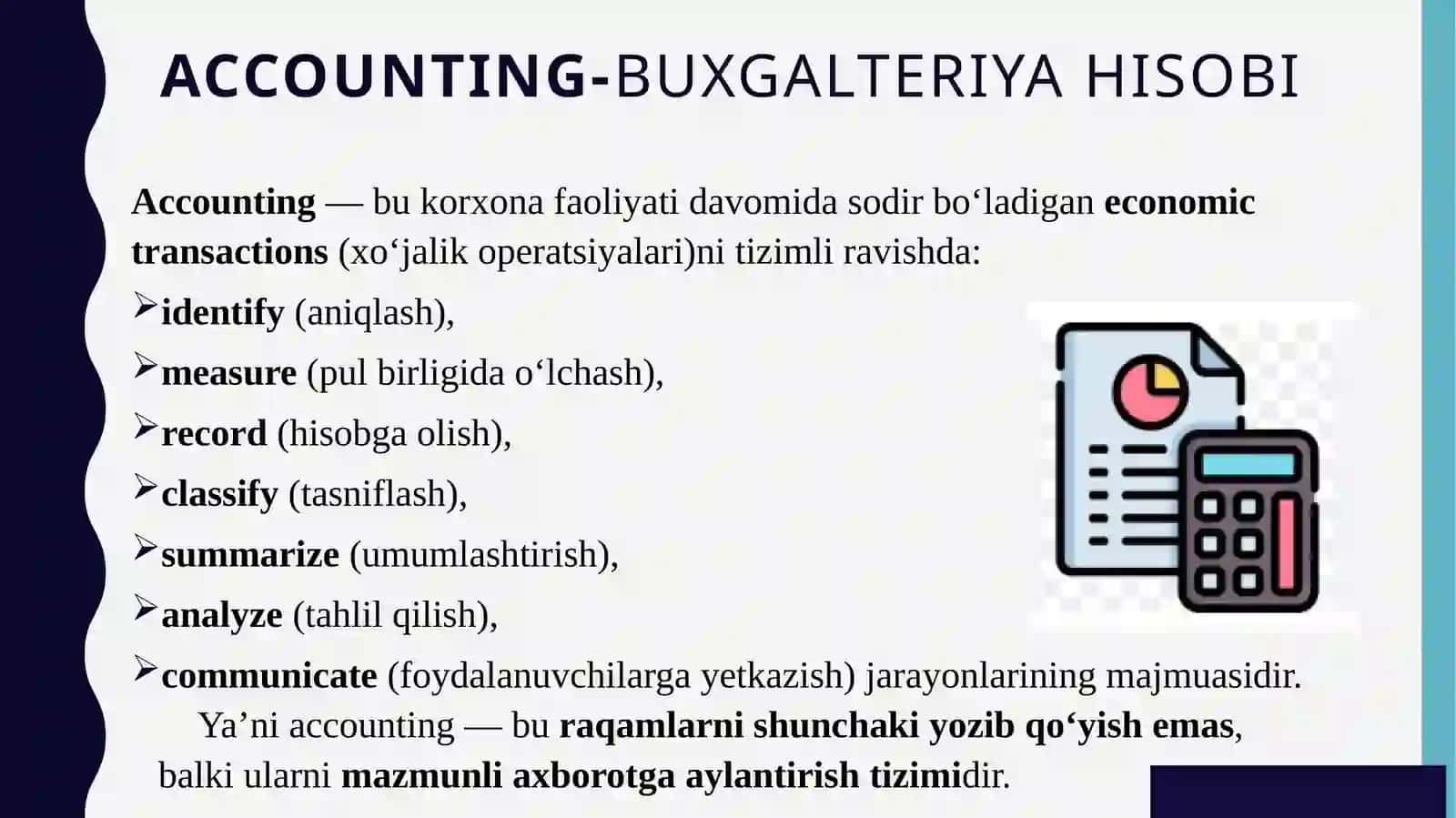 The concept and essence of accounting 3